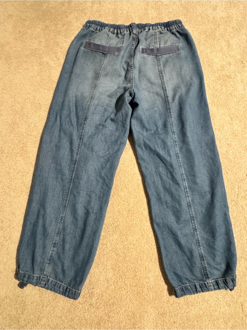 Pilcro Beach Cargo Mid-Rise Jeans Size 28 - Picture 10 of 16